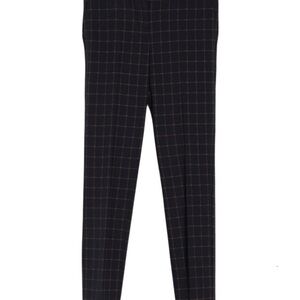 Amanda & Chelsea Black Checkered Straight Leg Pants